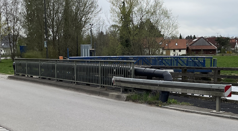 Brückenbauarbeiten in Günding, St.-Vitus-Straße