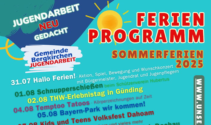 Plakat Sommerferien 25