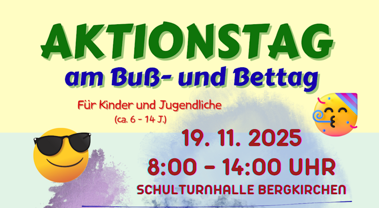 Aktionstag der Gemeindejugendarbeit am Buß- und Bettag