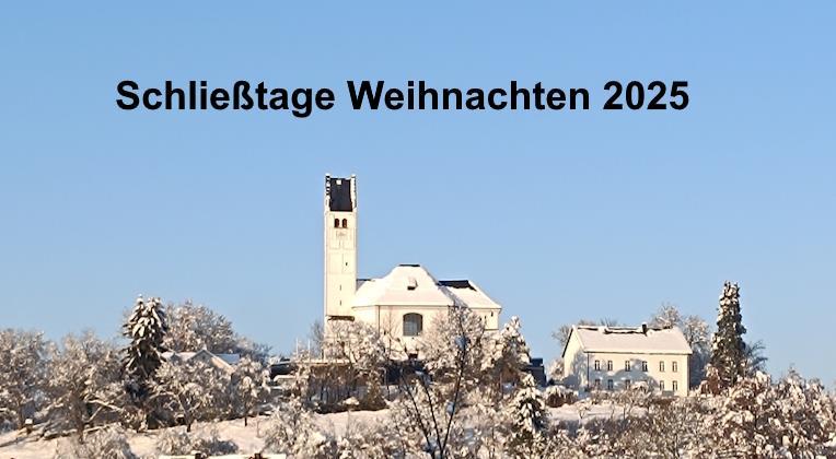 Schließtage Weihnachten 2025