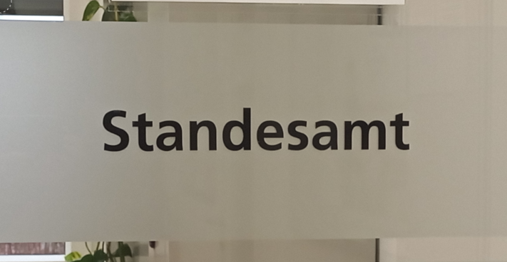 Standesamt - Info für Bestatter