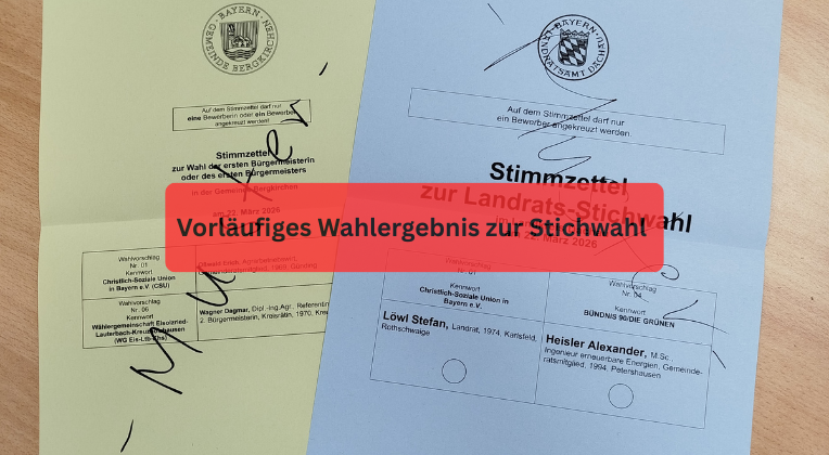 Vorläufiges Wahlergebnis zur Stichwahl